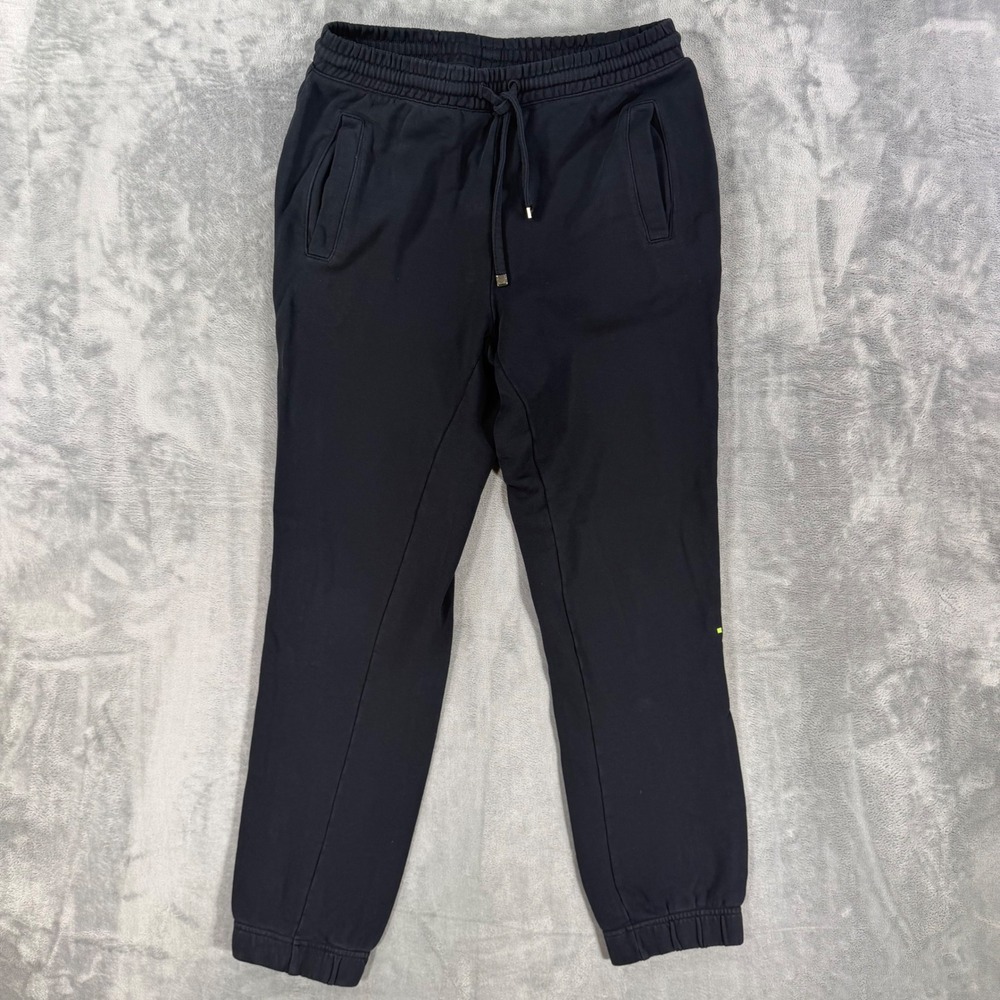 BOSS Hugo Boss Joggers Men's Size S Black Fleece Drawstring Sweatpants